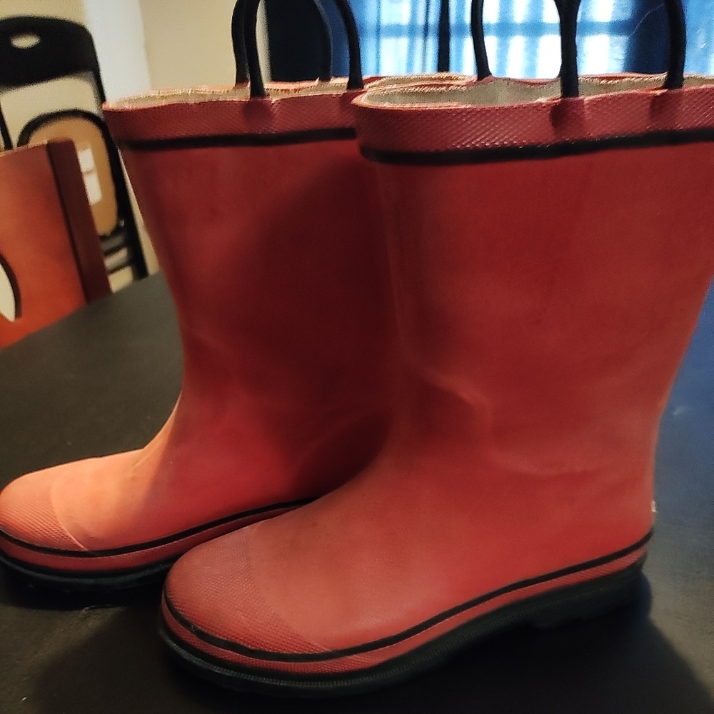 Red Rubber Boots